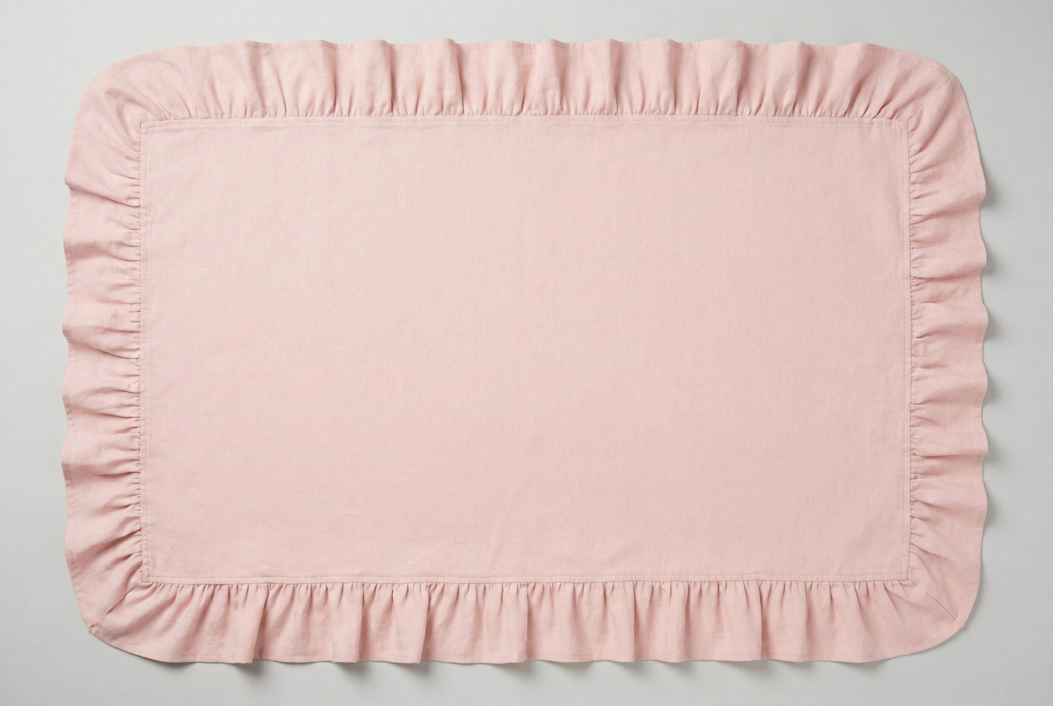 The Voluminous Frill Linen Tablecloth