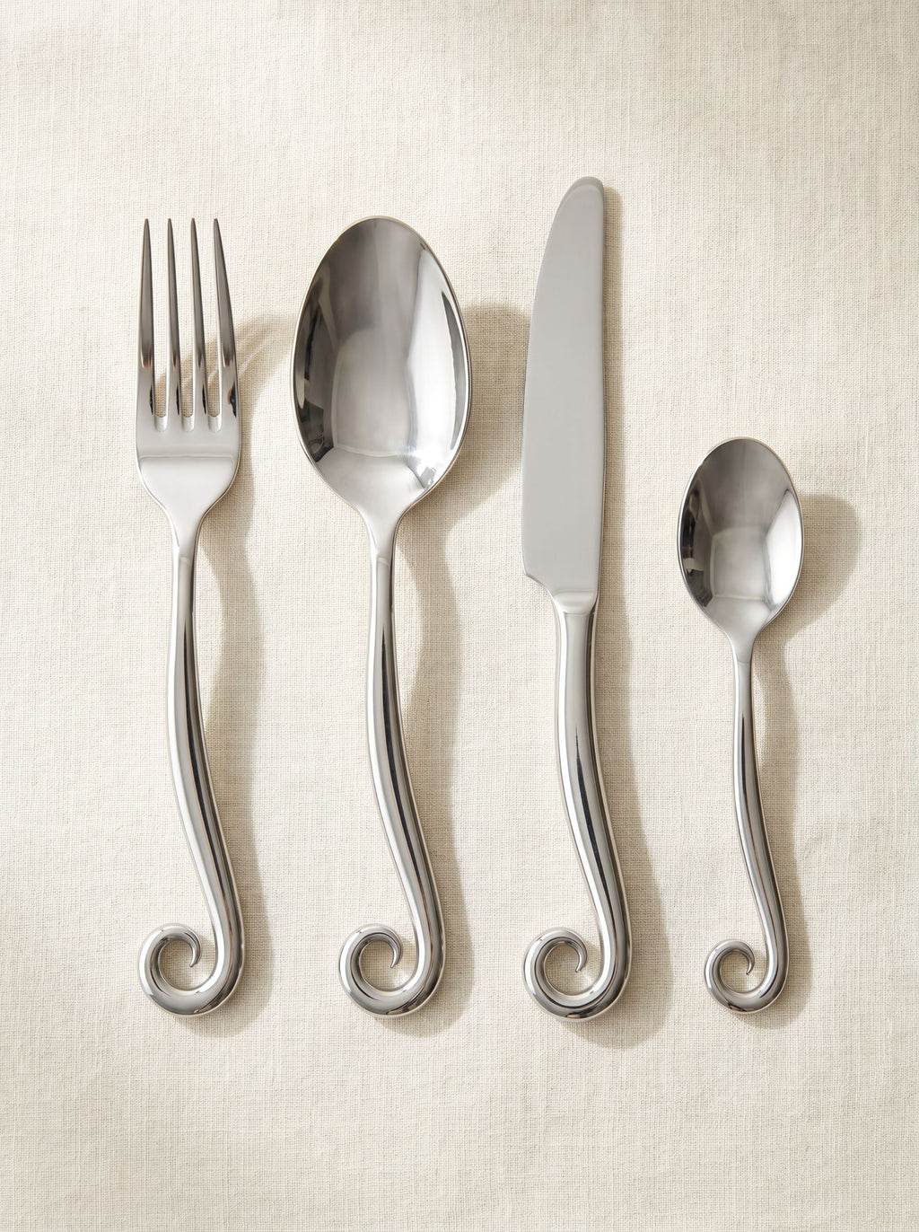 Wave Curl Collection 16-Piece Cutlery Set