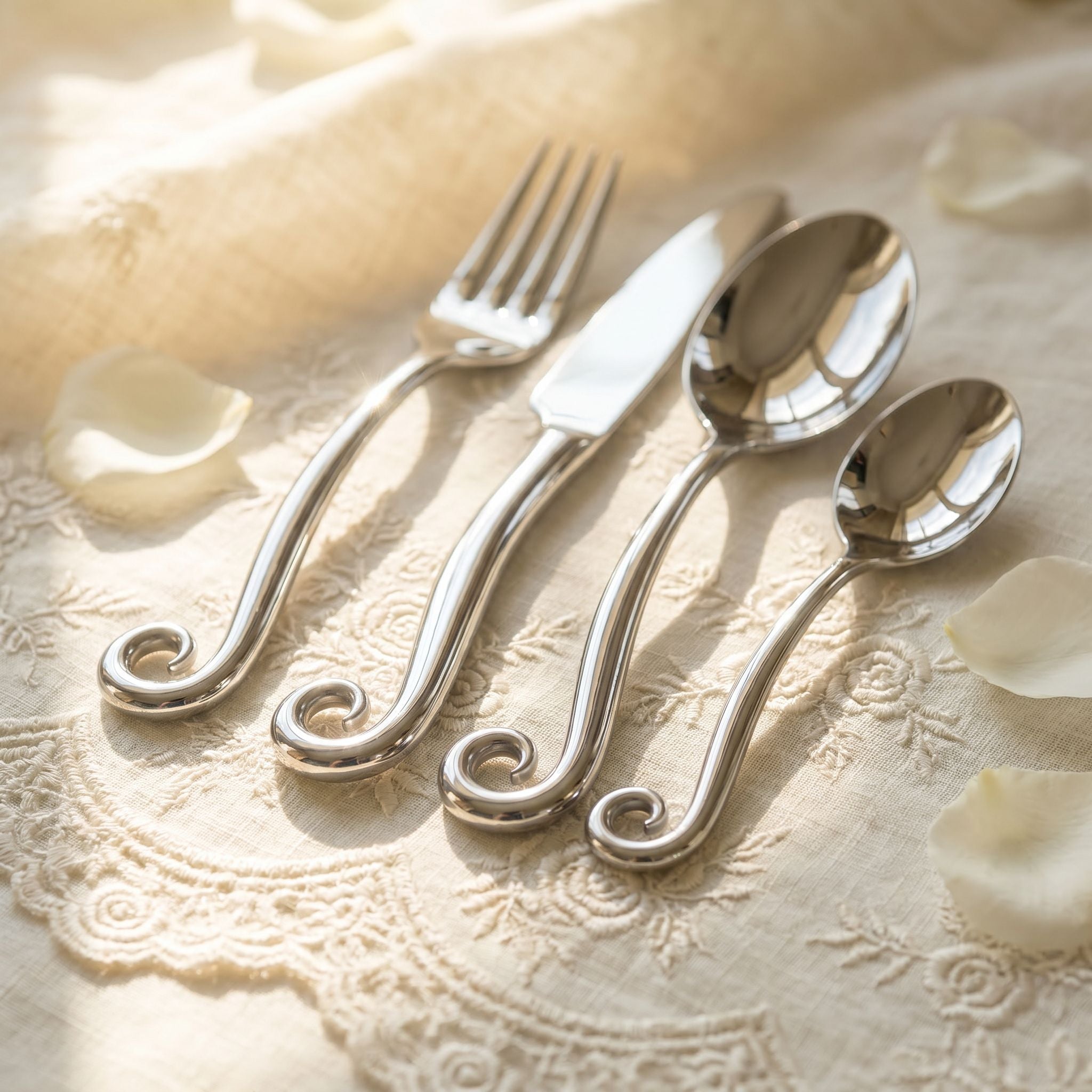Wave Curl Collection 16-Piece Cutlery Set