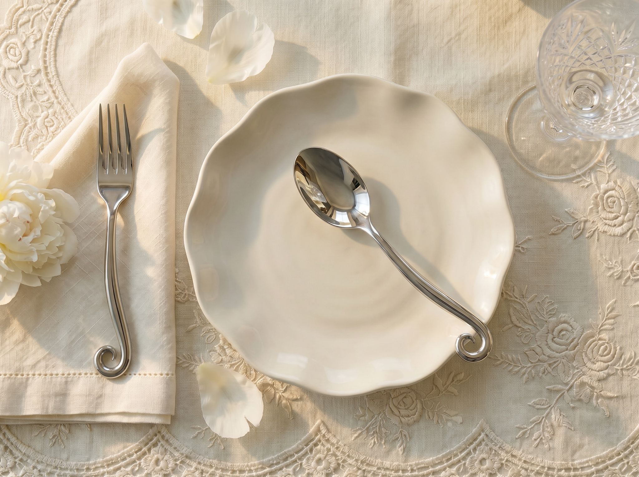 Wave Curl Collection 16-Piece Cutlery Set